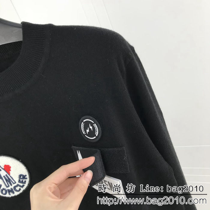 MONCLER蒙口 X 藤原浩聯名款 舒適透氣柔軟 男款羊毛衫 ydi1557